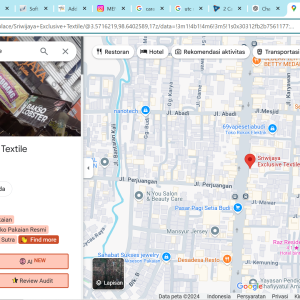 Toko Bakal Baju Sriwijaya Textile Kota Medan - Jl. Setia Budi